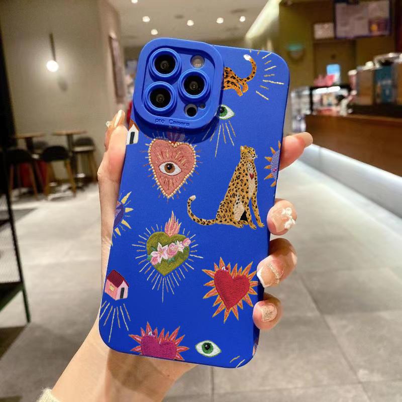 Модный чехол для телефона с узором 'Глаз леопарда' для Samsung Galaxy A16 A56 A15 A35 A55 A34 A54 A53 S25 S24 Ultra S23 S22 Plus S21 FE