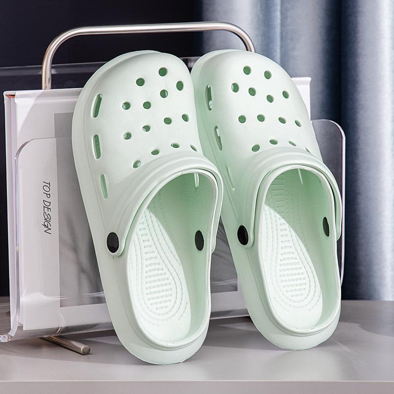 Обувь Hole Shoes Летняя утолщенная обувь для сада Мужская и женская обувь для дрифтинга Пляжная обувь Сандалии и тапочки