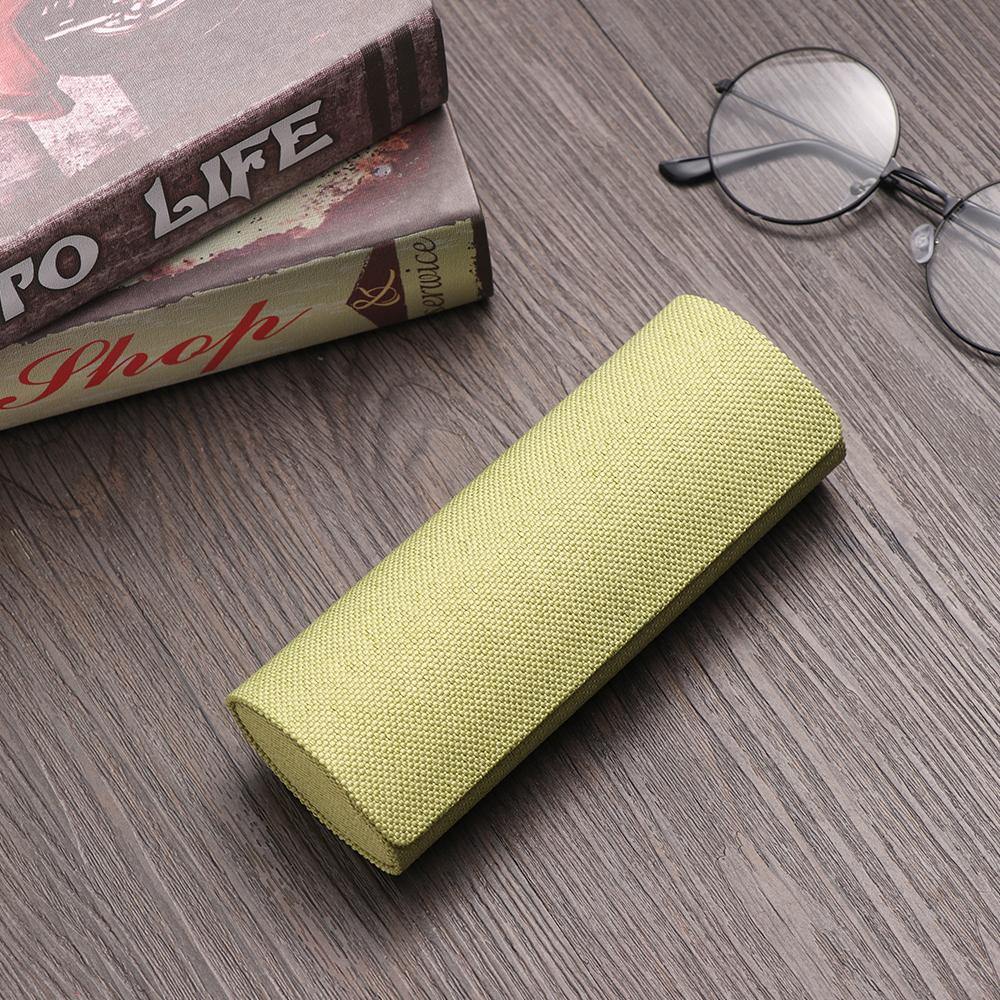 Handmade Pouch Bag Folding Eyewear Case Spectacle Case Sunglasses Protector Oval Glasses Box