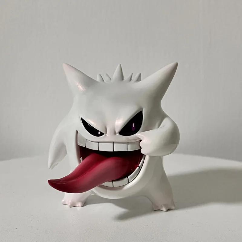 9cm Pokemon Gengar Figure Transparent Model, Cute Anime PVC Action Figurine for Room Decoration Collection Gift for Fans