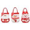 3pcs Holiday Candy Bags with Handles Cute Cloth Goodie Bag for Kids Party Holiday Supplies