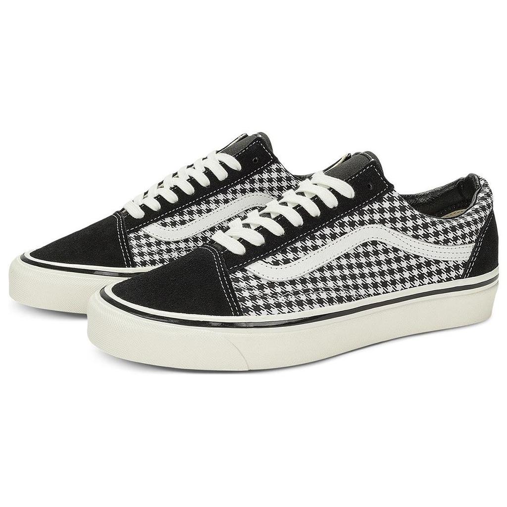 Vans Old Skool 36 DX Anaheim Factory — OG Кроссовки унисекс с узором «гусиные лапки» Черный Белый VN0A4BW3YER
