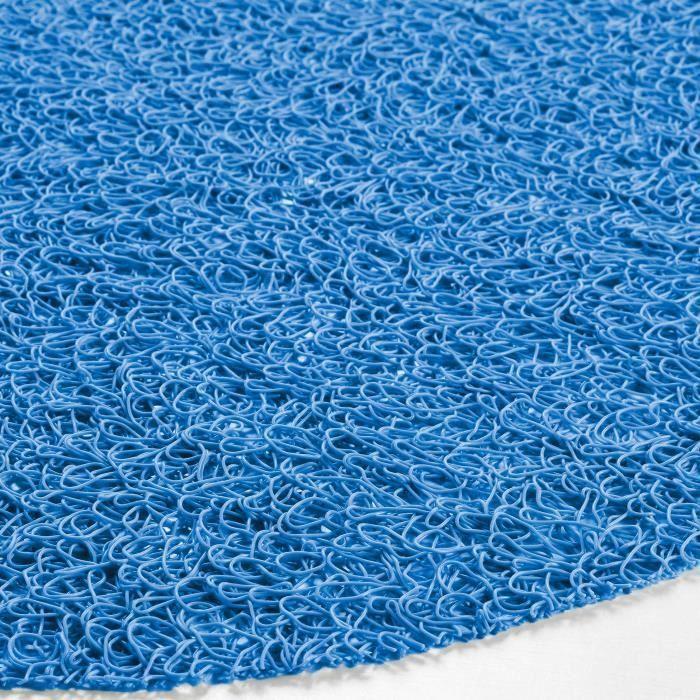 Set de table - PVC - Rond - 38 cm - Indigo - Lavable