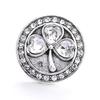Кнопки-кнопки Clover LOVE Flower Crystal 20 мм из металла для браслета XH5145