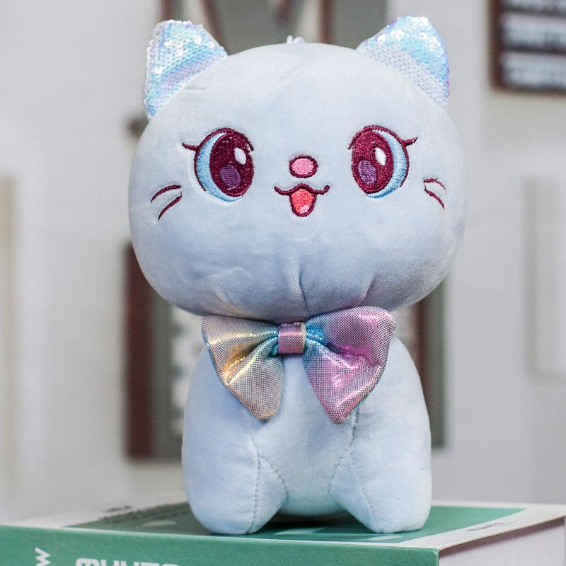 Ловец Машин Плюшевая Игрушка Черный Кот Тигр Кукла Креативный Кот Симуляция Кот Мультфильм Подарок Тряпичная Кукла Бабочка Кот