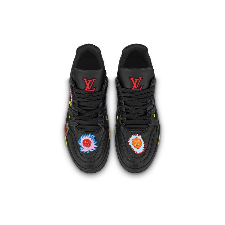 Louis Vuitton Кроссовки X Yayoi Kusama 'Черные с иконками' 1ABD2Q