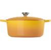 Чугунная жаровня Le Creuset Signature круглая 28 см нектар 6,7 л (21177286724430)
