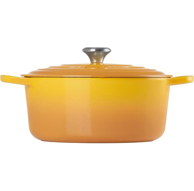 Чугунная жаровня Le Creuset Signature круглая 28 см нектар 6,7 л (21177286724430)