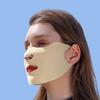 Outdoor Sports Sunscreen Facial Mask For Women Sun Uv Protection Breathable Ice Silk Face Veil Ear Hanging Face Cover Mask