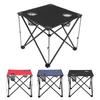Heavy Duty Camping Folding Table with 2 Cup Holder Metal Frame Oxford Cloth Desktop Multifunctional Fishing Table Collapsible Outdoor Barbecue