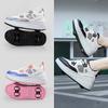 Runaway Shoes Four-wheel Invisible Girls' Student Roller Skates Automatic Walking Boys' Deformed Shoes Children's Roller Skates