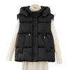 Autumn and winter new hooded loose outer wear vest vest large size thickened age-reducing down cotton vest women