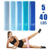 Эспандеры для тренировок, эспандеры с 5 уровнями сопротивления, нескользящие женские фитнес-группы для тренировки приседаний, ягодиц, бедер