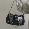 Trendy 2025 Millennial Denim Chain Crossbody Bag
