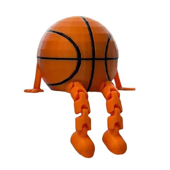Tennis Model Ornament Golf Basketball Soccer Baseball Ball Figure Articulated Legs Display Model Office Desk Accessory