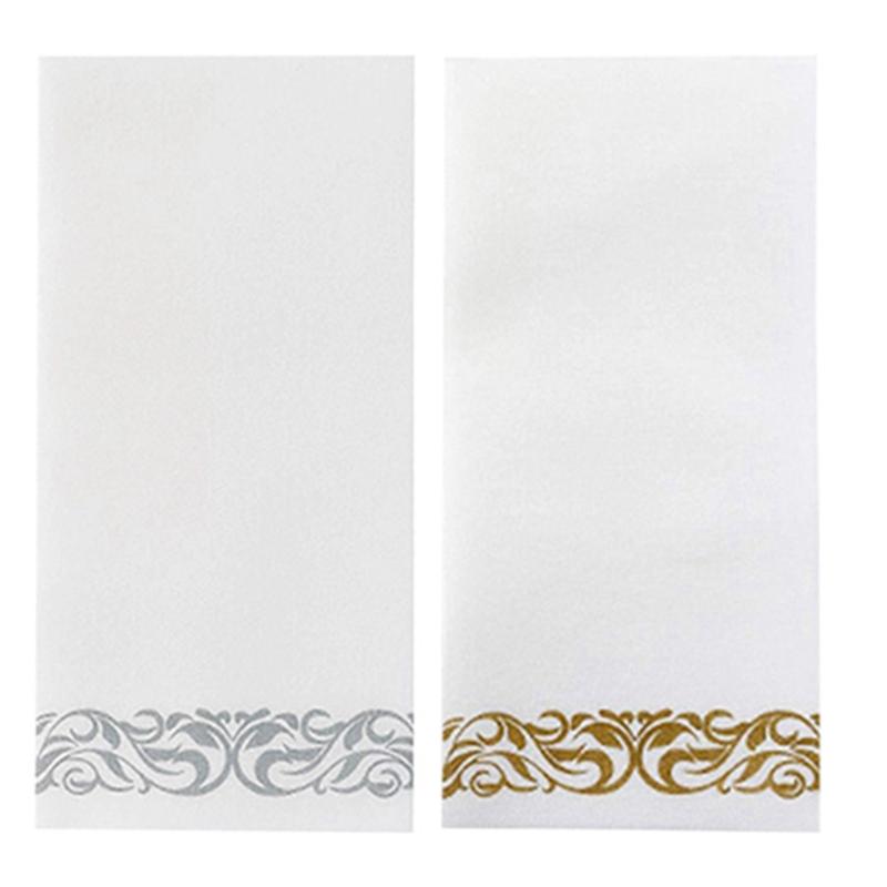 200Pcs Disposable Hand Towels Paper Napkin Bathroom Weddings Party Hotel Napkins Paper Soft And Absorbent Airlaid Paper