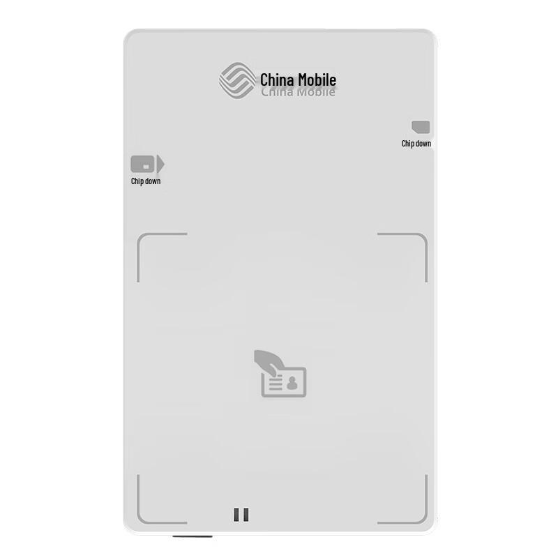 China Mobile Portable 2-in-1 ID & SIM Card Reader
