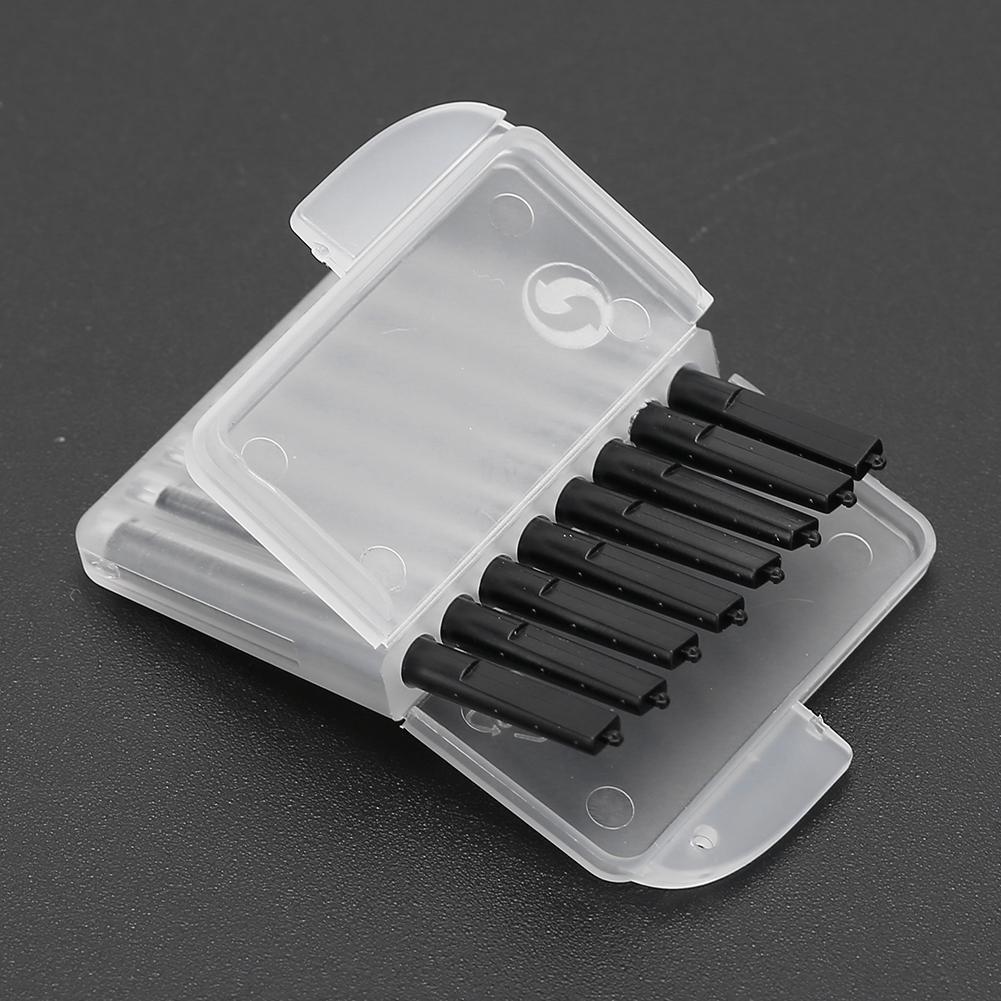 8Pcs Box Disposable Hearing Aid Protection Earwax Guards Filters Hearing Assistance Black