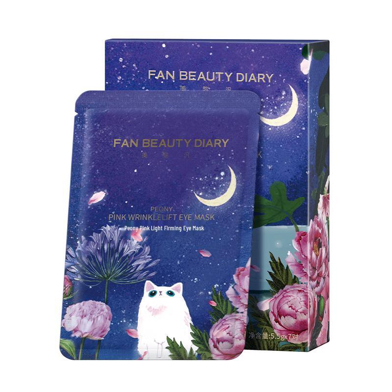 FAN BEAUTY DIARY Светлая противовозрастная маска для глаз «Пионовый розовый»