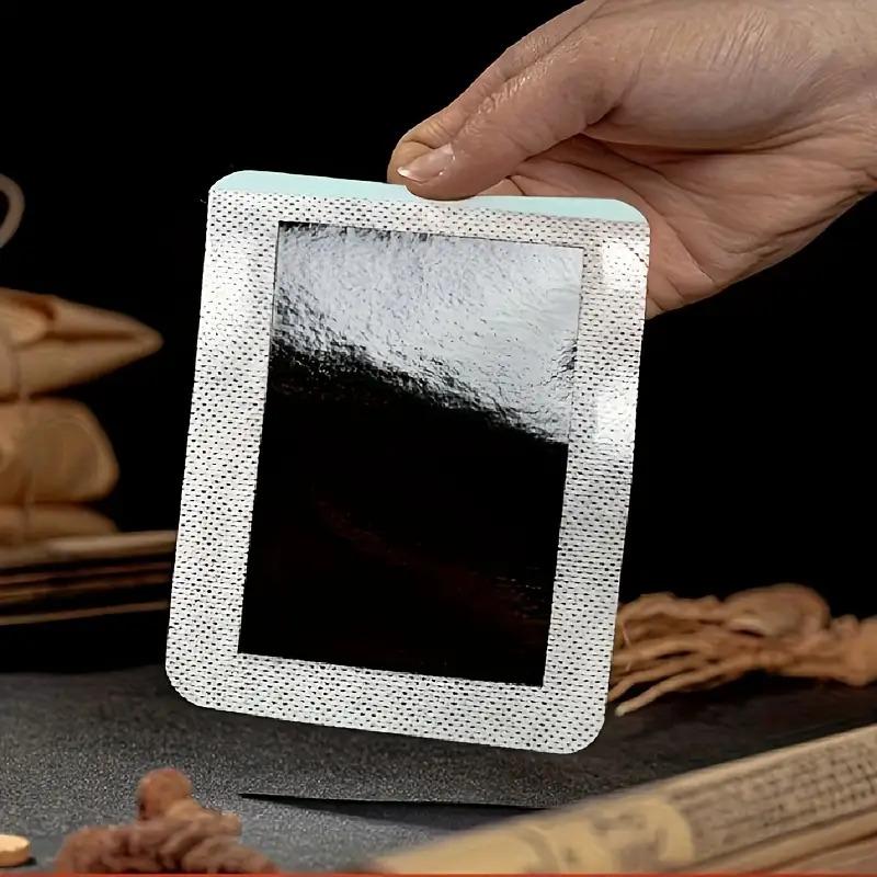 10PCS Traditional Chinese Medicine Hot Compress for Back, Knees, Neck and Shoulders - Black Balm with White Design