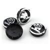 BYCP2 56/60/65mm Car Wheel Center Cover Caps Badge for Skoda Logo Superb Kamiq Octavia A7 Tour Yeti Fabia Rapid Kodiaq RS Karoq Metal