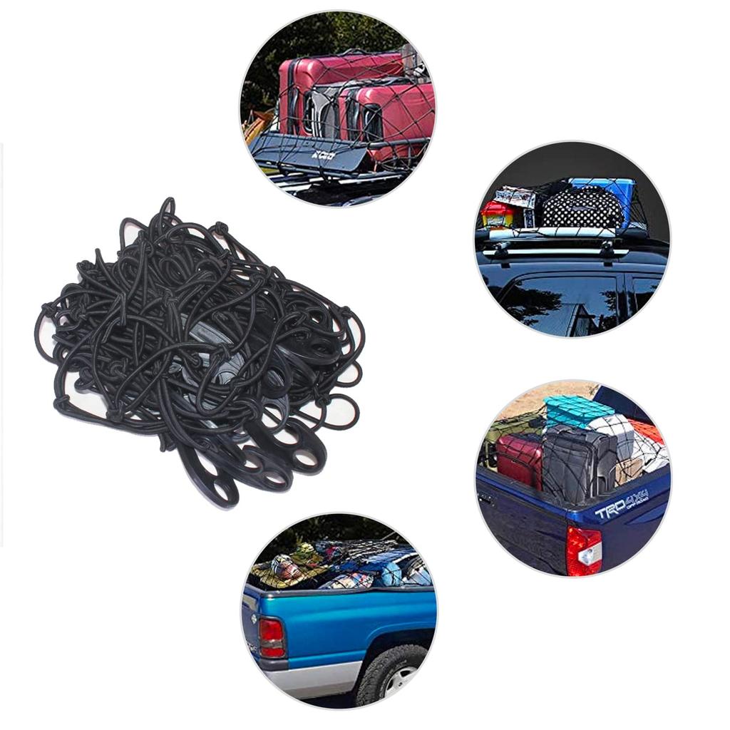 Takelablaze Cargo Car Luggage Roof Prevents Luggage from Falling Net, 90x120cm, Net, Net,