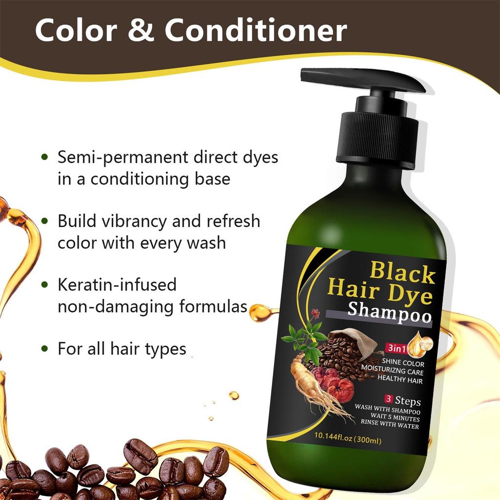 Polygonum Multiflorum Herb Wild Ginseng Шампунь Черный кунжут Уход за волосами после окрашивания Черные и блестящие волосы