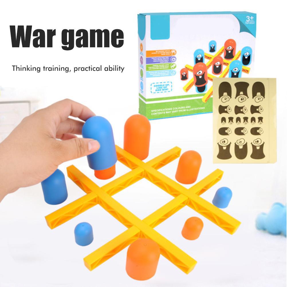 1 Set of Stacked Cup XO Chess Leisure Board Link Game Indoor Parent Child Interactive Game