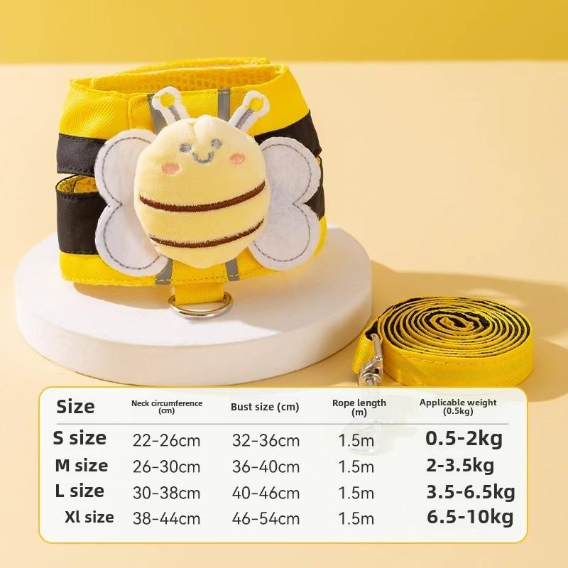 Поводок для собак, жилет, маленькая собачка, плюшевый большой медведь, померанский шпиц, нагрудный ремень, цепочка для собак, поводок для прогулок с собакой