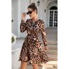 Women's Summer Printed Long Sleeve Large Swing Casual Dresses