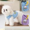 Мультяшный жилет для собаки, дышащая одежда для щенка, товары для питомцев, тонкая футболка для собаки, кошки