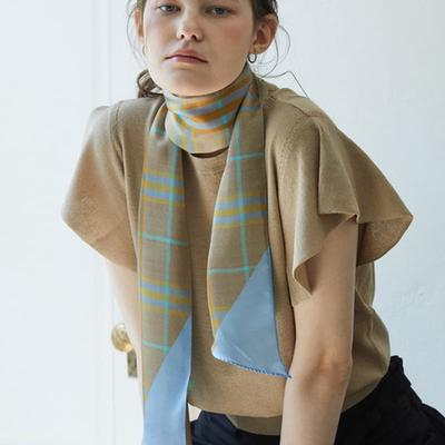 ANA MAISON Here and There Long Petit Silk Scarf [PML-1419]