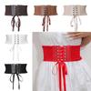 Wide Corset Waist Belt PU Leather Waist Bands Fashion Waist Cover For Skirts Dress Top Clothes