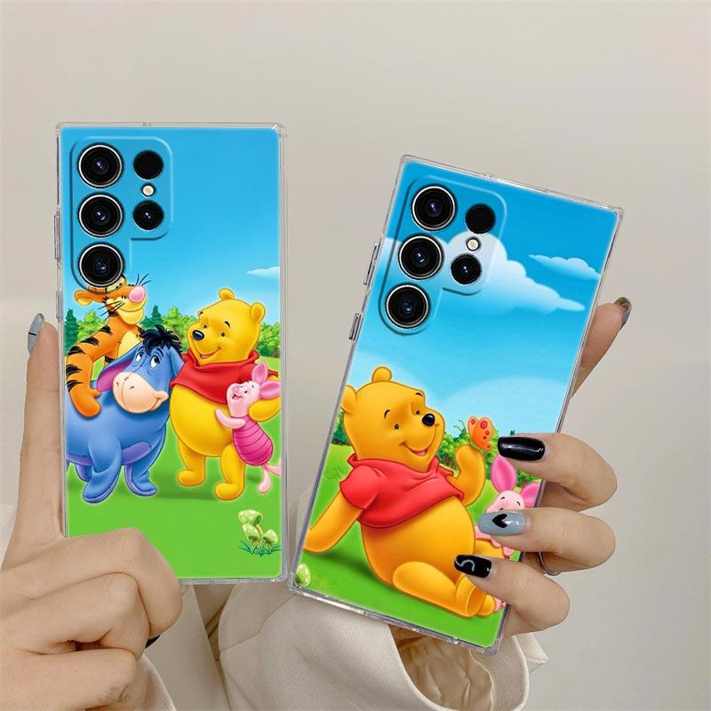 Винни-Пух Тигра Иа-Иа Пятачок Природа Прозрачный Чехол Для Samsung Galaxy S26 S25 Ultra S24 S22 S26 Plus S20 S23 S21 FE Чехол