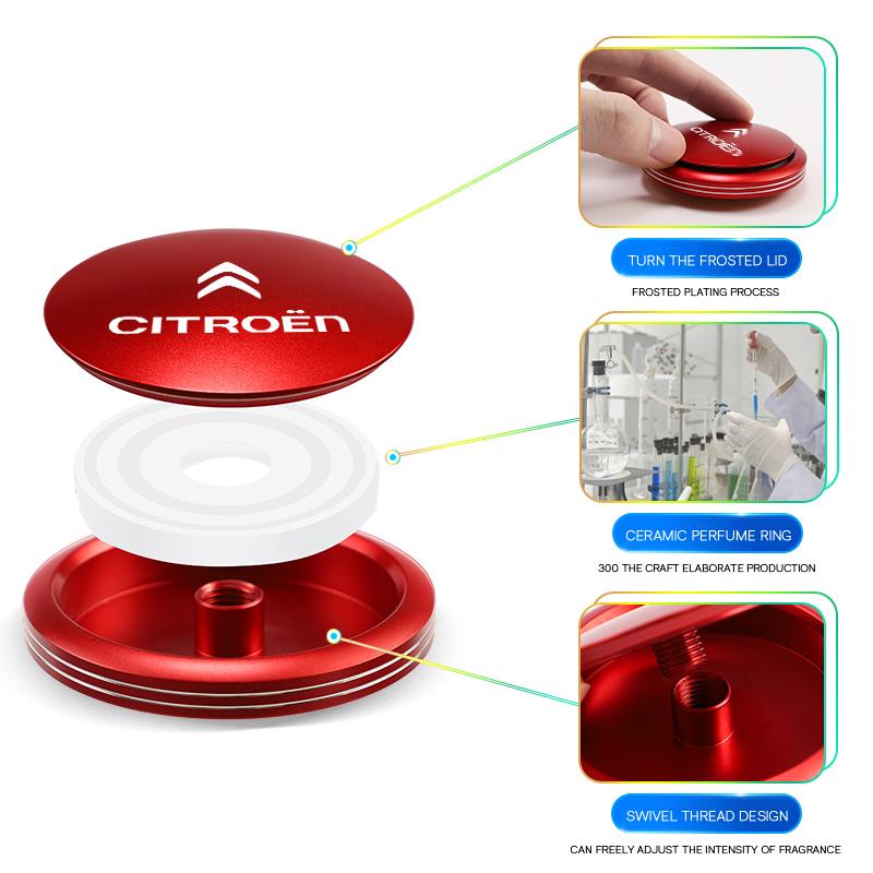 Car Styling Fragrance Diffuser Air Fresh Solid Perfume For Citroen Celysee C6 C3 C5 C1 C2 C4 Aircross Picasso Cactus Berlingo