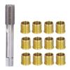 Spark Plug Thread Tap Thread Inserts Spark Plug Thread Repair Tools Gasoline Engine Metal M14x1.25 Inserts and M16x1.25 Tap Kit