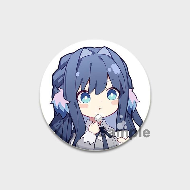 58 мм модные ювелирные аксессуары поп-игра Arknights эмалированные булавки эстетическая милая брошь ручной работы булавка мультяшный значок для рюкзака одежды