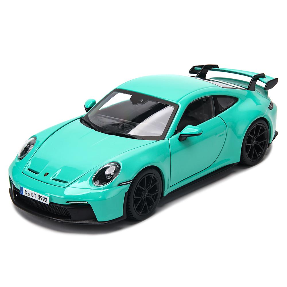 AABKO1 Bburago 1:24 Porsche 911 GT3 Taycan Turbo S 718 Boxster simulation alloy car model crafts decoration collection toy tools gift
