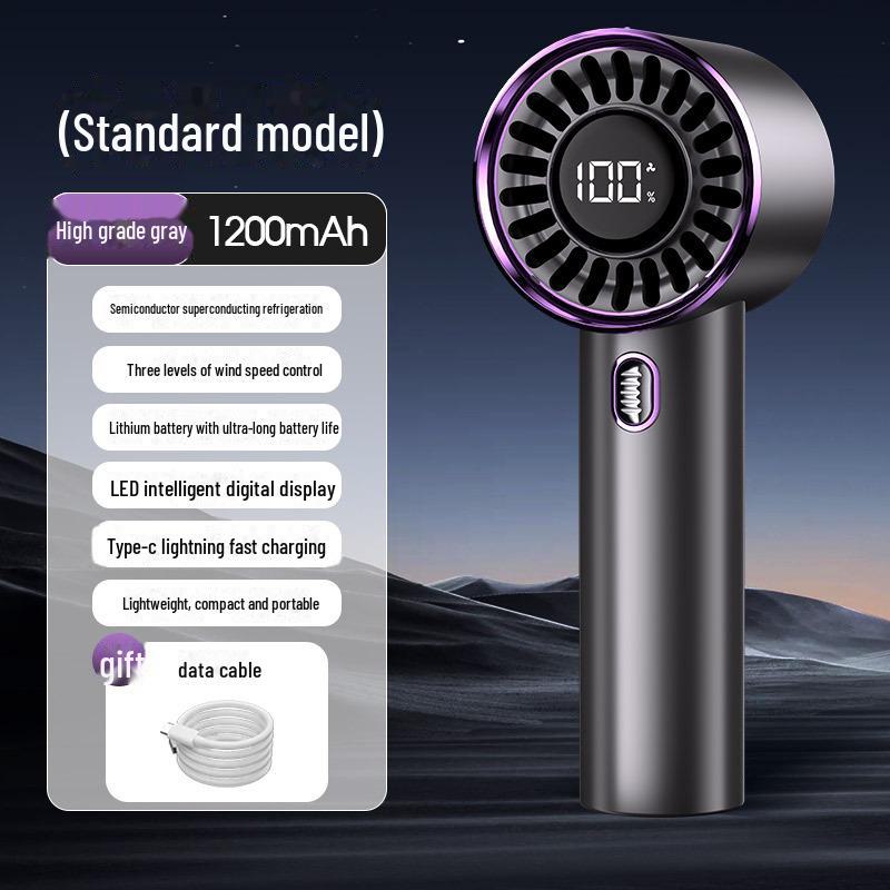 Compact USB Desktop Fan: Portable, High-Power Circulation for Home and Office