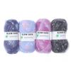 4 Rolls Glow Yarn 152yd Each Soft Handcraft DIY Luminous Knitting Crochet Yarn for Beginners Arts