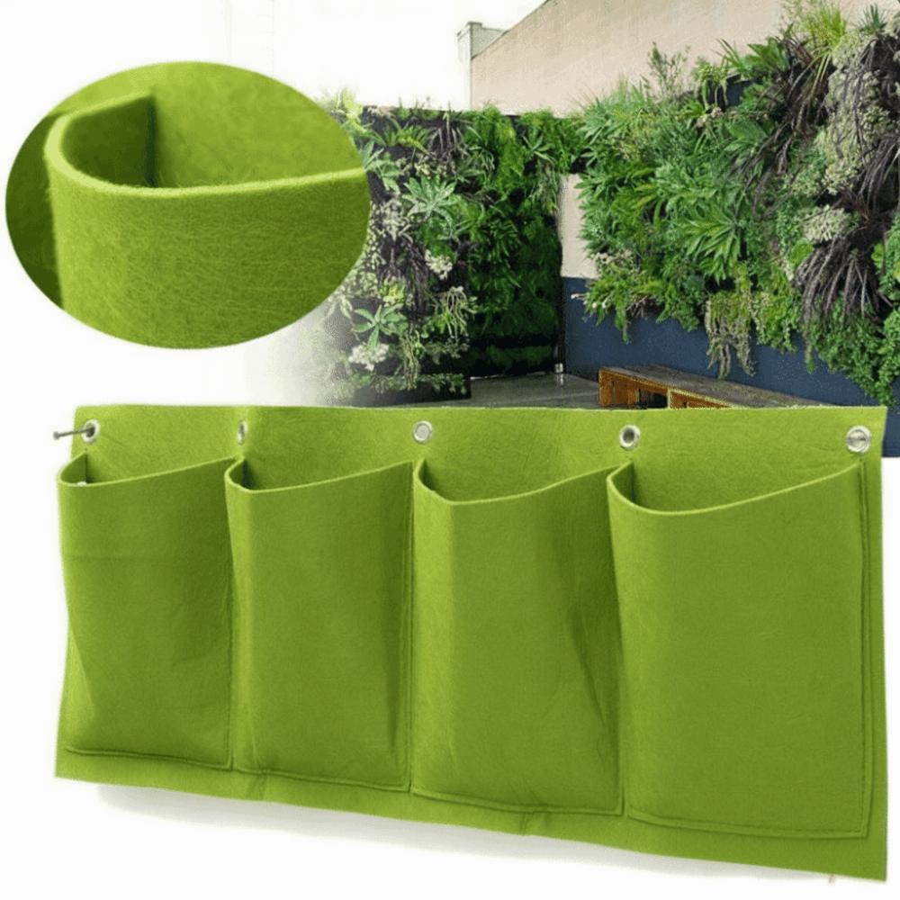 Non-Woven Fabric Flower Growing Bag Wall-Mounted Planting Bag Flower Growing