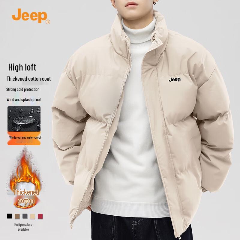Jeep Мужская утепленная ветрозащитная куртка