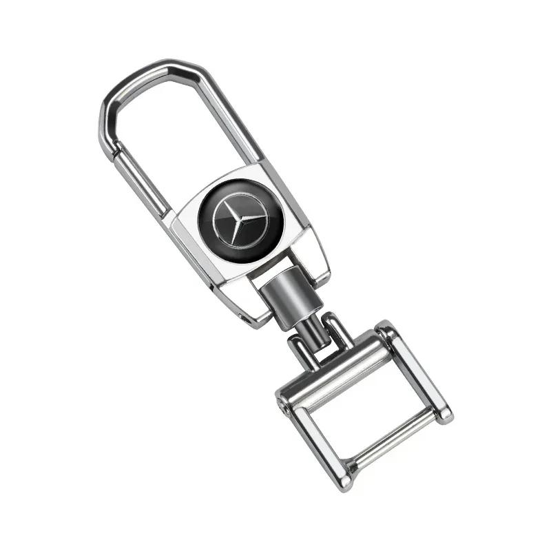 Car Key Cover Accessories Metal Keychain Zinc Alloy Keyring For Mercedes Benz AMG GLE GLS CLS GLC CLA GLA GLK ML C197 R231 W167 FVWXY1