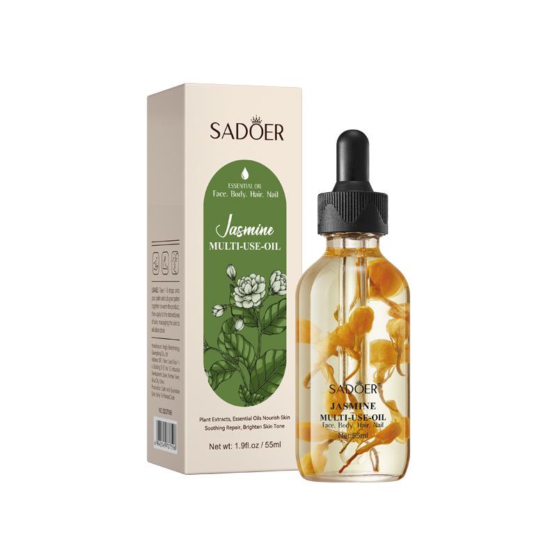 Роскошное сухоцветное розовое многофункциональное массажное масло 55 мл для питания тела с эфирными маслами