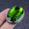 Peridot Gemstone 925 Steling Silver Jewelry Ring Size 7.5