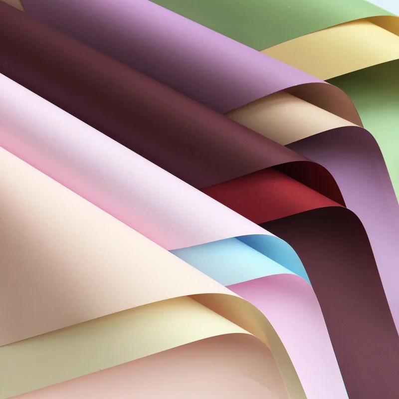 20 шт. водонепроницаемая 2 цвета оберточная бумага для цветов розы в корейском стиле толстая подарочная оберточная бумага для цветов флориста