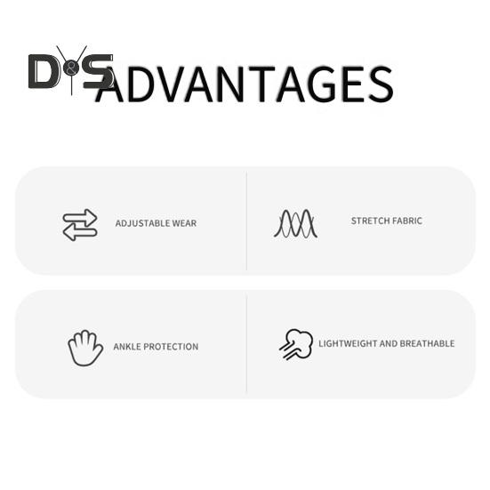 Бандаж на лодыжку для занятий спортом на открытом воздухе, поддержка лодыжки, регулируемый неопреновый рукав, эластичная компрессионная обертка для фитнеса