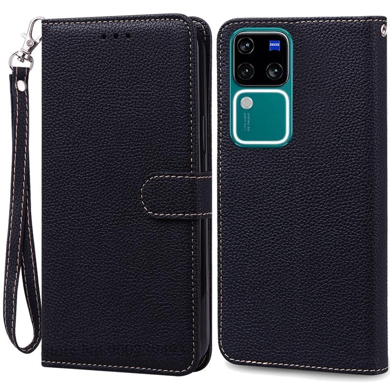 Для Vivo V30 чехол кожаный кошелек раскладной телефон чехол для V30 Pro чехол для Vivo V30 Pro 5G чехол Coque Fundas VivoV30 V 30 телефон чехол