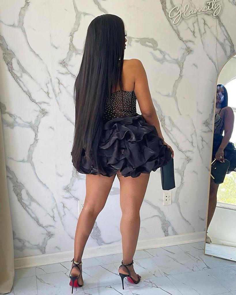 K2820 Сексуальное облегающее платье-пачка с ромбами и эластичной отделкой