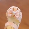 New Sandals Fashion Versatile Comfort Baby Shoe Soft Anti Slip Exquisite Girls Shoes Princess Sweet Flat Simple Baby Sandals